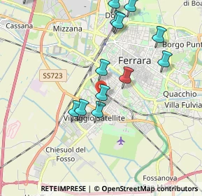 Mappa Via Mambro, 44124 Ferrara FE, Italia (2.26857)