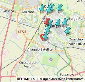 Mappa Via Mambro, 44124 Ferrara FE, Italia (1.84273)