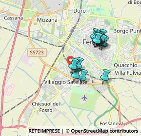 Mappa Via Mambro, 44124 Ferrara FE, Italia (1.51722)