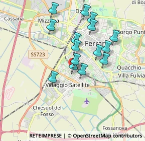 Mappa Via Mambro, 44124 Ferrara FE, Italia (1.61933)