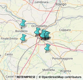Mappa Via Mambro, 44124 Ferrara FE, Italia (5.40583)