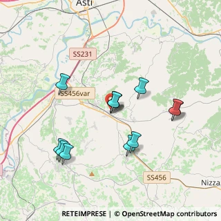 Mappa Via della Guardia, 14048 Montegrosso AT, Italia (3.49333)