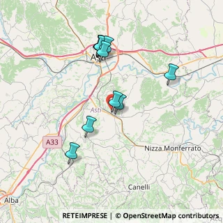 Mappa Via della Guardia, 14048 Montegrosso AT, Italia (7.10273)