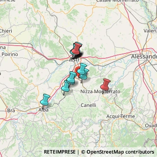 Mappa Via della Guardia, 14048 Montegrosso AT, Italia (8.69133)