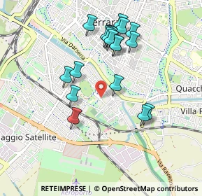 Mappa Via Alfredo Pitteri, 44122 Ferrara FE, Italia (0.9115)