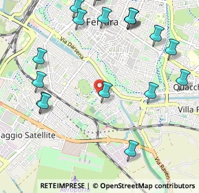 Mappa Via Alfredo Pitteri, 44122 Ferrara FE, Italia (1.32059)