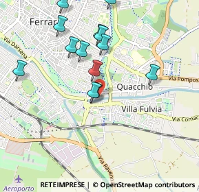 Mappa Via Colombarola, 44123 Ferrara FE, Italia (0.98769)