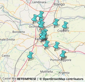 Mappa Via Colombarola, 44123 Ferrara FE, Italia (10.67667)