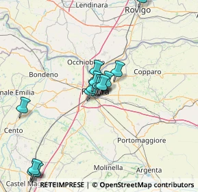 Mappa Via Colombarola, 44123 Ferrara FE, Italia (13.17)