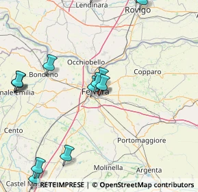 Mappa Via Colombarola, 44123 Ferrara FE, Italia (20.65214)