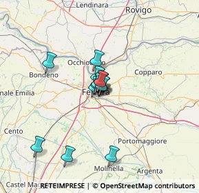 Mappa Via Colombarola, 44123 Ferrara FE, Italia (8.25429)