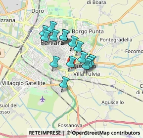 Mappa Via Colombarola, 44123 Ferrara FE, Italia (1.22813)