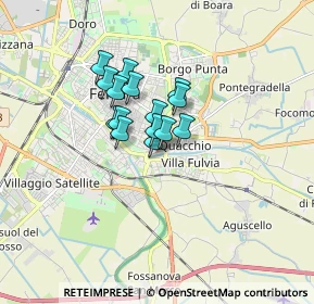 Mappa Via Colombarola, 44123 Ferrara FE, Italia (1.044)