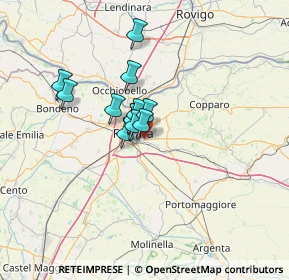 Mappa Via delle Mandriole, 44123 Ferrara FE, Italia (8.51417)