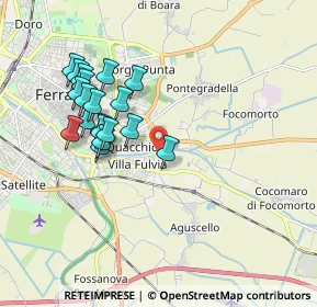 Mappa Via delle Mandriole, 44123 Ferrara FE, Italia (1.81053)