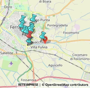 Mappa Via delle Mandriole, 44123 Ferrara FE, Italia (1.7525)