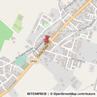 Mappa Corso Italia, 360, 44043 Mirabello, Ferrara (Emilia Romagna)