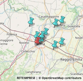 Mappa Piazza Giuseppe Ungaretti, 43122 Parma PR, Italia (8.48455)