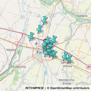 Mappa Via Montale Eugenio, 43122 Parma PR, Italia (4.79357)
