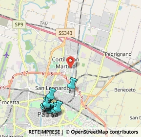Mappa Piazza Giuseppe Ungaretti, 43122 Parma PR, Italia (2.68727)