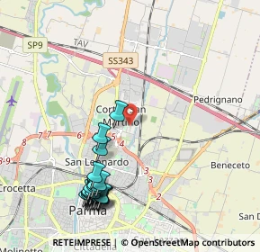 Mappa Via Montale Eugenio, 43122 Parma PR, Italia (2.4515)