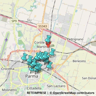 Mappa Strada Naviglio Alto, 43122 Parma PR, Italia (1.895)