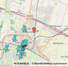 Mappa Strada Naviglio Alto, 43122 Parma PR, Italia (2.58545)