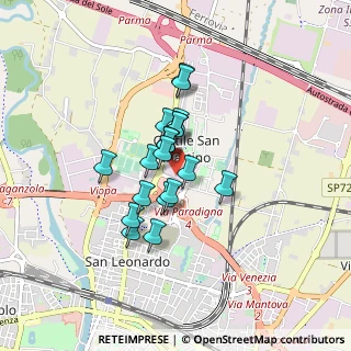 Mappa Via Mazzacavallo, 43122 Parma PR, Italia (0.5705)