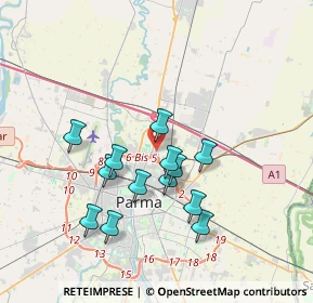 Mappa Via Mazzacavallo, 43122 Parma PR, Italia (3.20385)
