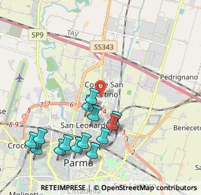 Mappa Via Mazzacavallo, 43122 Parma PR, Italia (2.265)