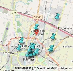 Mappa Via Mazzacavallo, 43122 Parma PR, Italia (2.218)
