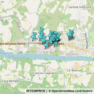 Mappa Via de Gasperi, 27057 Varzi PV, Italia (0.22)