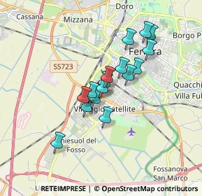 Mappa Via Ludwig Van Beethoven, 44124 Ferrara FE, Italia (1.3)