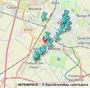 Mappa Via Ludwig Van Beethoven, 44124 Ferrara FE, Italia (1.71824)