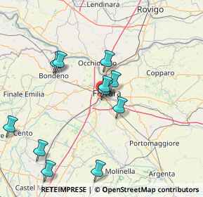 Mappa Via Ludwig Van Beethoven, 44124 Ferrara FE, Italia (15.39273)