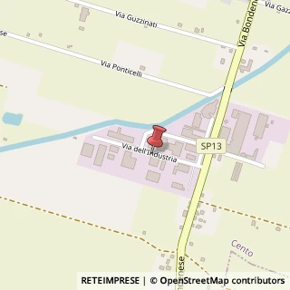 Mappa Via dell'Industria, 3, 44042 Cento, Ferrara (Emilia Romagna)