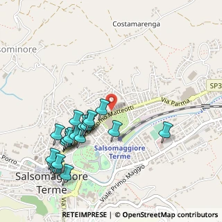Mappa Via Davalli, 43039 Salsomaggiore Terme PR, Italia (0.5585)