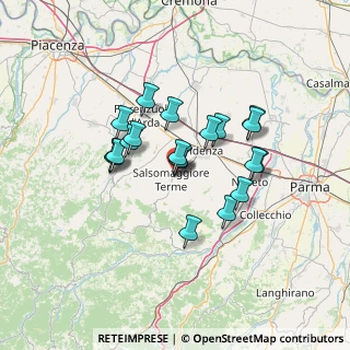 Mappa Via Riccio da Parma, 43039 Salsomaggiore Terme PR, Italia (10.8595)
