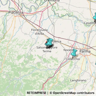 Mappa Via Riccio da Parma, 43039 Salsomaggiore Terme PR, Italia (25.50813)