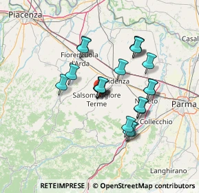 Mappa Via Riccio da Parma, 43039 Salsomaggiore Terme PR, Italia (11.593)