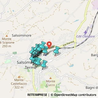 Mappa Via Riccio da Parma, 43039 Salsomaggiore Terme PR, Italia (0.7205)