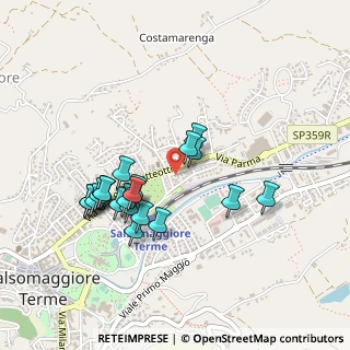 Mappa Via Riccio da Parma, 43039 Salsomaggiore Terme PR, Italia (0.43)