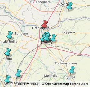 Mappa Via Ignazio Silone, 44124 Ferrara FE, Italia (15.57077)