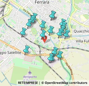 Mappa Via Ignazio Silone, 44124 Ferrara FE, Italia (0.8515)