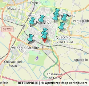 Mappa Via Ignazio Silone, 44124 Ferrara FE, Italia (1.57)