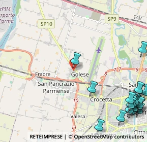 Mappa Fognano, 43126 Parma PR, Italia (3.5295)