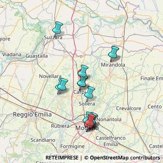 Mappa Via del Rovere, 41012 Fossoli MO, Italia (14.945)