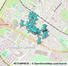 Mappa Viale Krasnodar, 44124 Ferrara FE, Italia (0.2455)