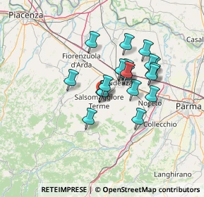 Mappa Via Giordani, 43039 Salsomaggiore Terme PR, Italia (10.388)