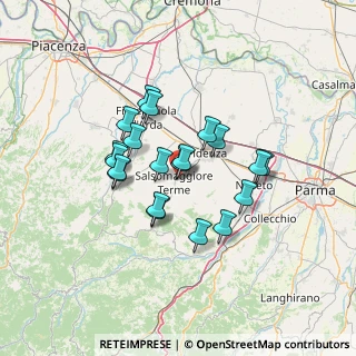 Mappa Via Giordani, 43039 Salsomaggiore Terme PR, Italia (10.8635)